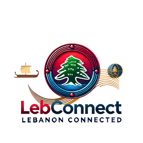 Lebanon Connected Logo – a modern design featuring vibrant colors representing innovation and unity, showcasing Lebanon’s global connection through technology and heritage.